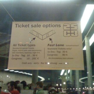 Ticket sale options