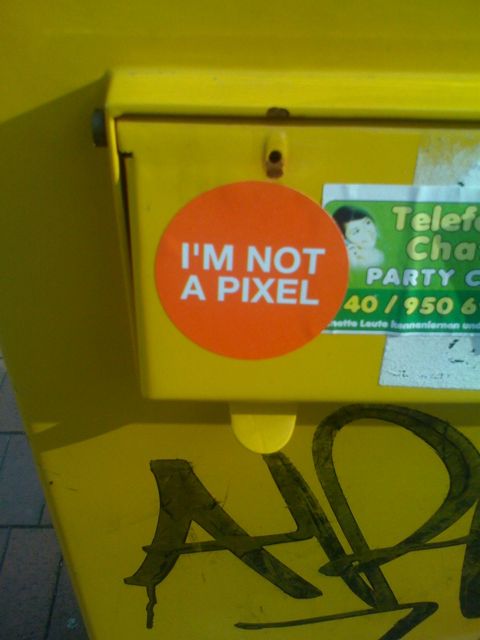 I’m not a pixel