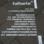 Fußnote Flakbunker Wilhelmsburg