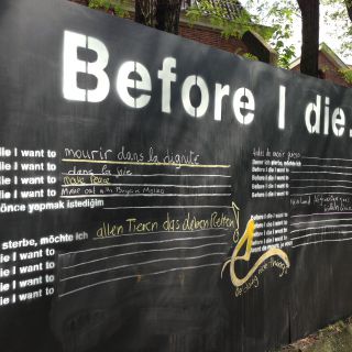 Before I die…