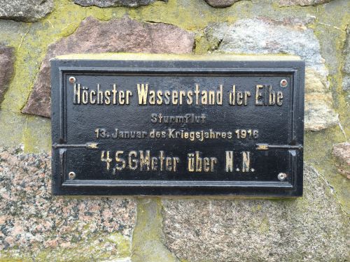 Höchster Wasserstand der Elbe 1916