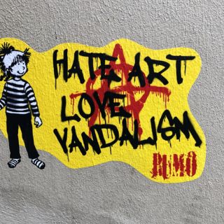 Hate art love vandalism