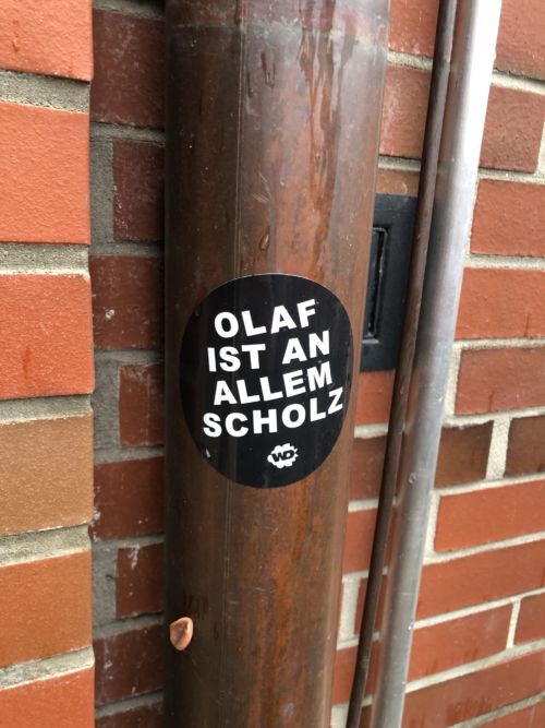Olaf ist an allem Scholz