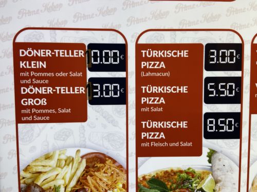 Döner-Teller klein 0.00 EUR