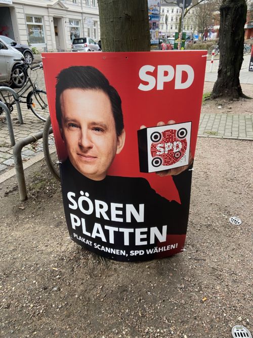 Wegen QR-Code SPD wählen?