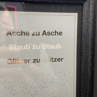 Glitzer zu Glitzer