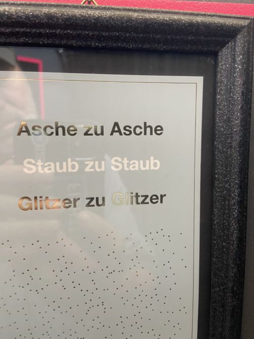 Glitzer zu Glitzer
