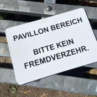 BITTE KEIN FREMDVERZEHR.