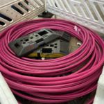 Pink Glasfaser