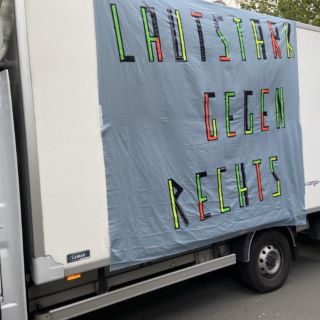 Laut sein gegen rechts