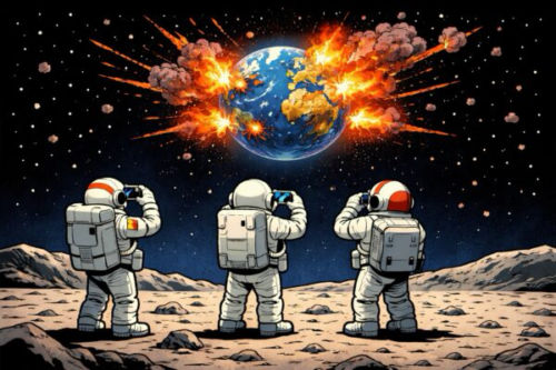 Schöne Fotos vom Weltuntergang