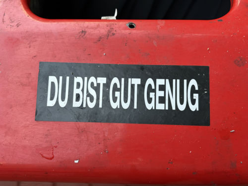 Du bist gut